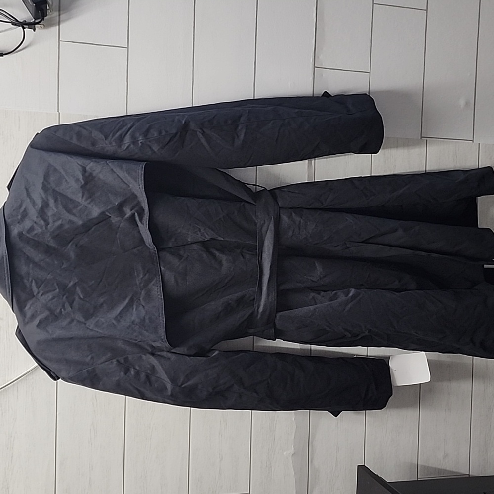 NWT WomensLauren Ralph Lauren Navy Raincoat Coat - Picture 7 of 7
